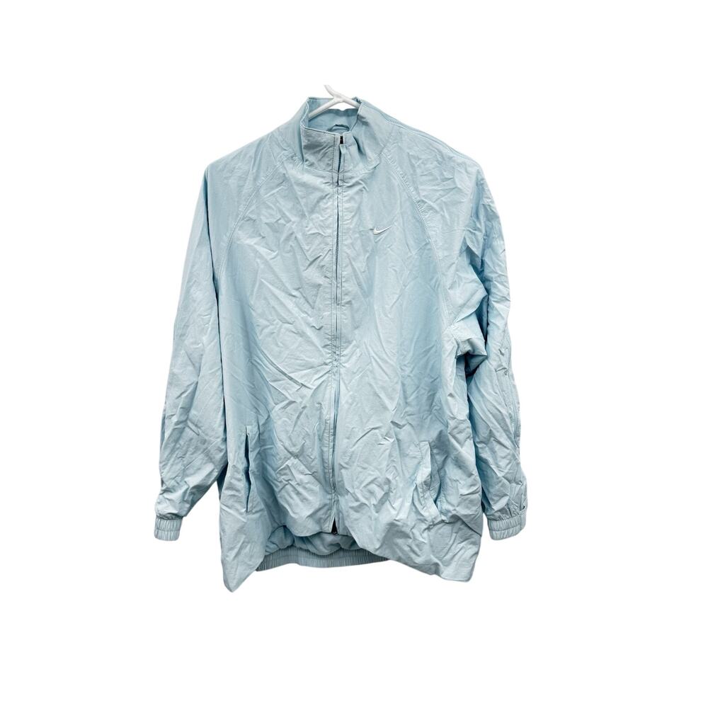 Nike Women's Sportswear Repel Zip Jacket Glacier Blue Size Medium MSRP $130
